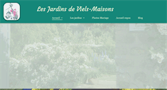 Desktop Screenshot of jardins-vielsmaisons.net